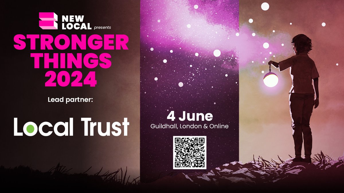 We are delighted to announce our lead partner for #StrongerThings 2024 - @LocalTrust Local Trust is a place-based funder supporting communities to achieve their ambitions Thank you for your support @LocalTrust newlocal.org.uk/strongerthings…