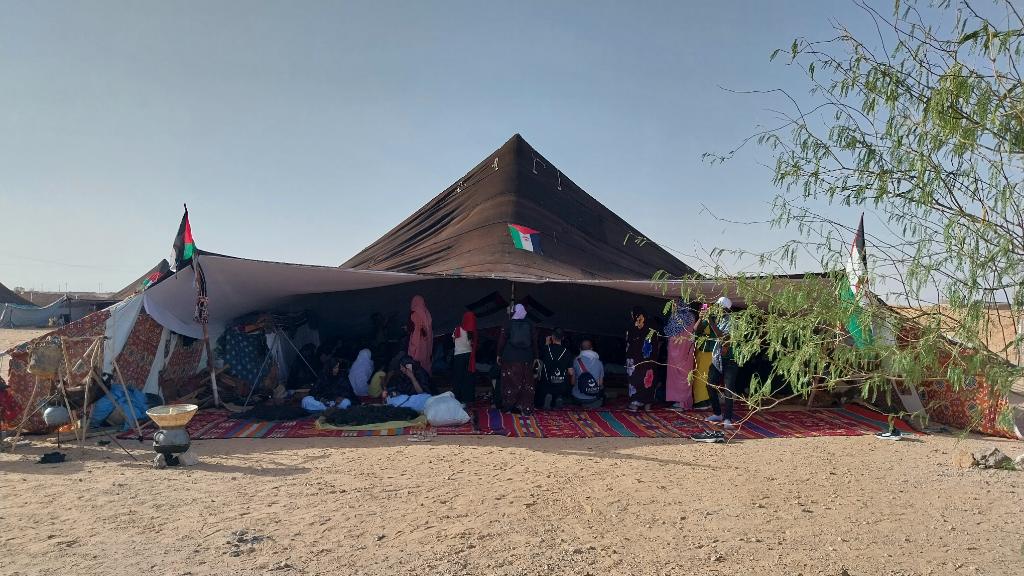 Un año más, celebramos la XVIII edición del Festival Internacional de Cine del Pueblo Saharaui (Fisahara) en el campamento de refugiados de Auserd en Tindouf (Argelia) bajo el lema 'Resistir es Vencer'. ¡Viva la resistencia saharaui!. #Fisahara2024 #ResistirEsVencer #SaharaHurra