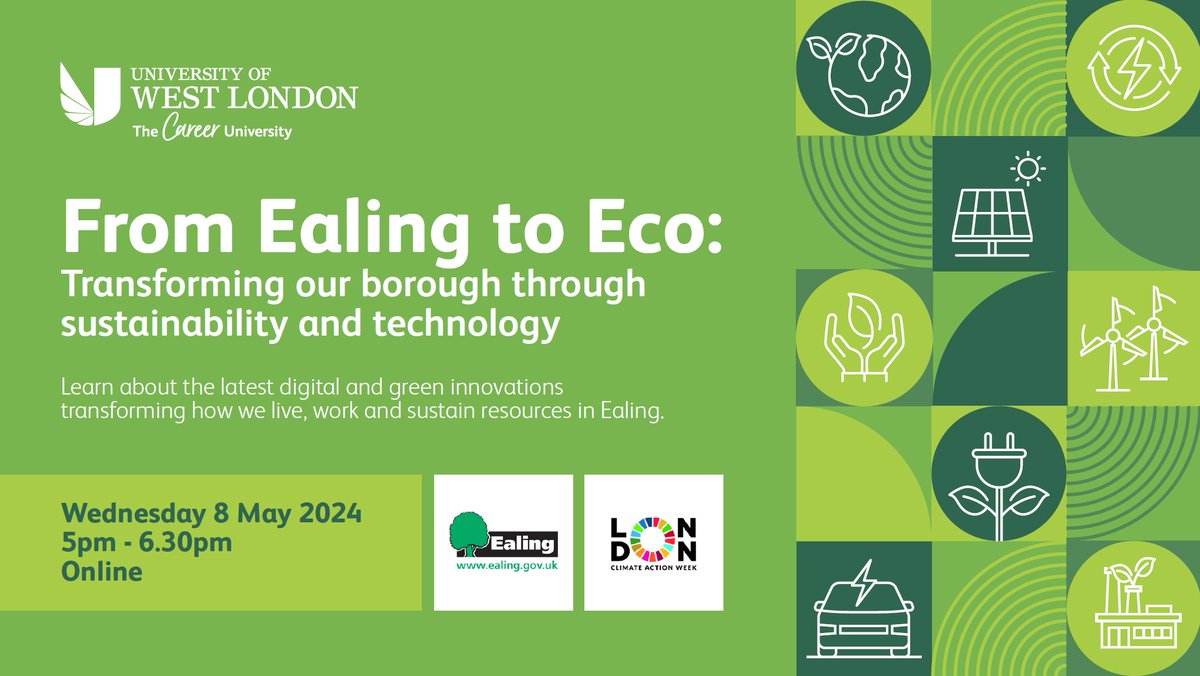 Join us for From Ealing to eco – a climate sustainability online webinar – 8 May 2024, 5pm-6.30pm, where you can learn about the latest digital and green innovations transforming how we live, work and sustain resources in Ealing. Register your place now: orlo.uk/TZSDs