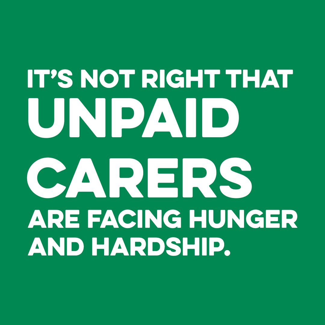 🧵📢 Carer’s Allowance is failing unpaid carers. 📈 Nearly ¼ of carers are already having to skip meals or go without food. And now the UK government is choosing to punish carers for its own mistakes, letting overpayments build up, then demanding unaffordable repayments.