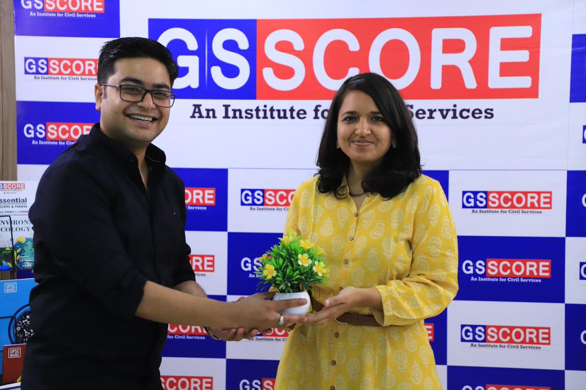 @gsscoreofficial A beacon of public services even before getting into Civil Services. With my student @Chandarprabha AIR-289 for #UPSC CSE 2023

Her preparation for the #PublicAdministration was solid.

Many congratulations and best wishes to her.
@gsscoreofficial   #ias #upsctoppers