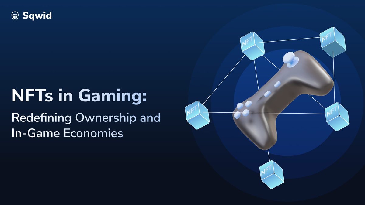 Pierre4Reef's tweet image. New article from $Reef about #Sqwid !  📰

NFTs in Gaming: Redefining Ownership and In-Game Economics

👉buff.ly/44te4rB