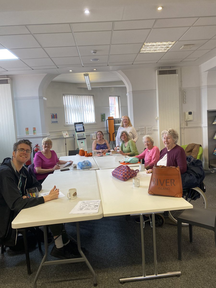 Fancy a cuppa and a natter ? Or maybe learn a new craft !! Widnes library’s A good yarn group is the place to be every Thursday 10.30-12 HH