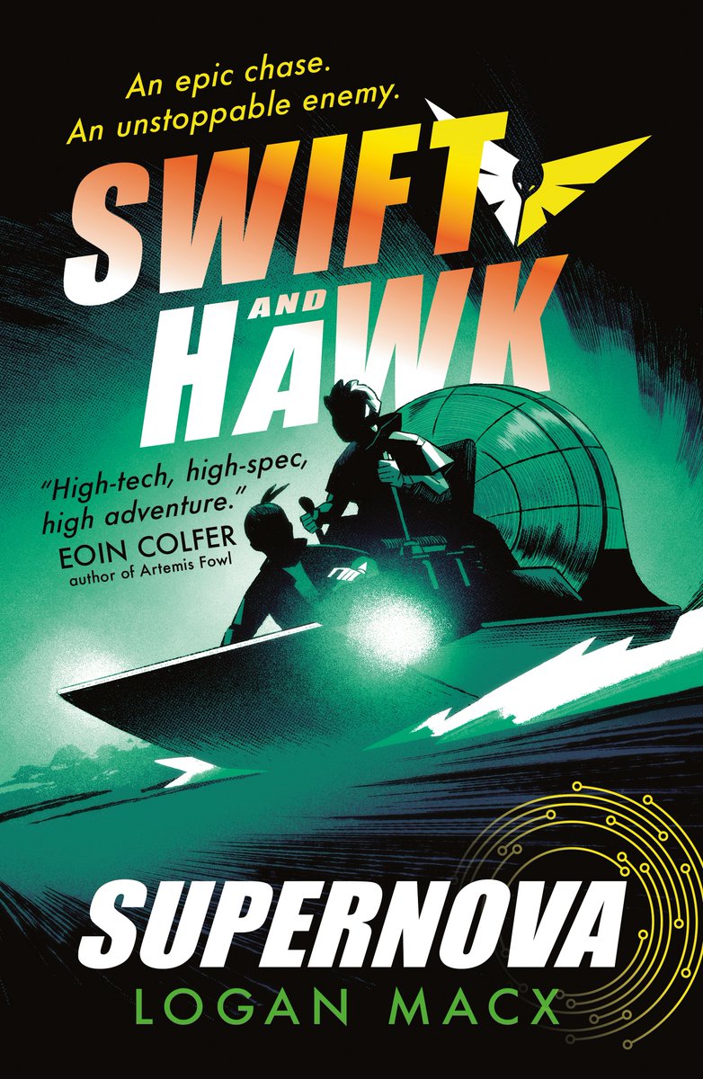 Happy Publication Day to <a href="/loganmacx1/">Logan Macx</a> for SWIFT AND HAWK: SUPERNOVA! The third book in the exhilarating spy series featuring robot assassins, stolen AI and an epic chase across America.
