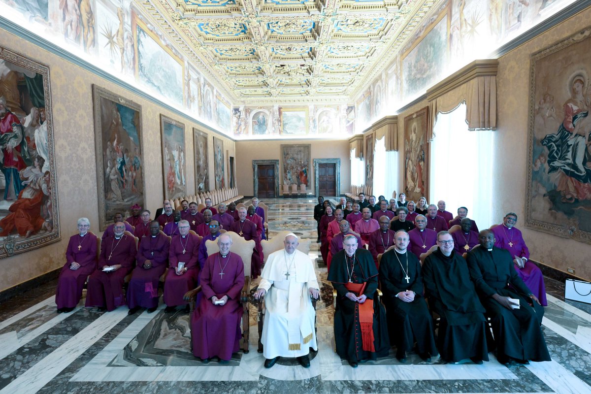 In a historic meeting, Anglican Communion primates from around the world have attended an audience with Pope Francis at the Vatican today.

The Pope shared words of encouragement and affirmation, in conversation with the primates. His address spoke about themes of synodality,