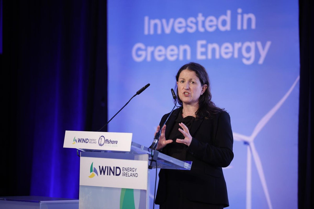 'The most secure energy for Ireland is the energy that is produced at home.' - Secretary General of @Dept_ECC, Oonagh Buckley. #WEIoffshore