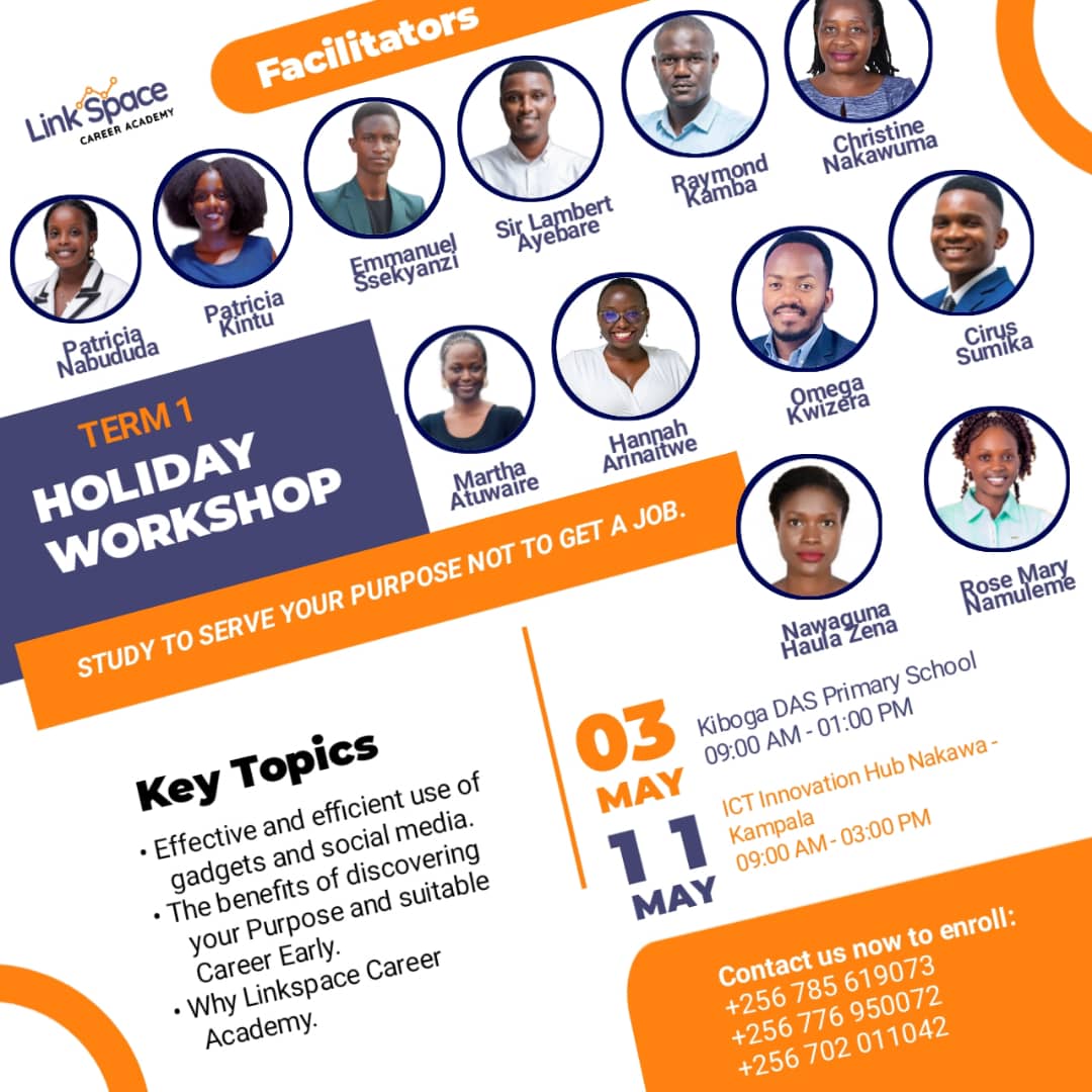 🌟 Join us for an empowering Holiday Workshop organized #LinkSpaceCareerAcademy 📅 Date: Saturday, 11th May 2024 🕘 Time: 9:00 AM - 3:00 PM 🏢 Venue: National ICT Innovation Hub Key Topics Include: 🔹 Effective & Efficient Use of Gadgets & Social Media MORE DETAILS 👇