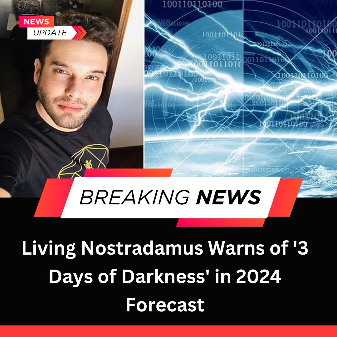 🔮✨ Living Nostradamus makes chilling prediction for 2024: '3 Days of Darkness' looming! 

Learn more about the shocking forecast. 

#TheBuzzNews #LivingNostradamus #prophecy #2024Prediction #3DaysOfDarkness #futureforecast