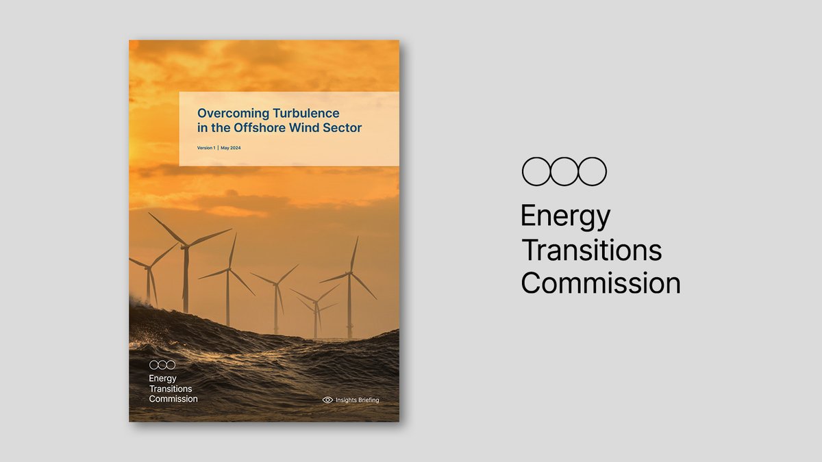 ⚡ Read the new @ETC_energy paper on #OffshoreWind. The analysis focuses on the challenges and actions needed to overcome turbulence in the sector - and what's required to accelerate the clean energy transition. bit.ly/4dgDOLZ