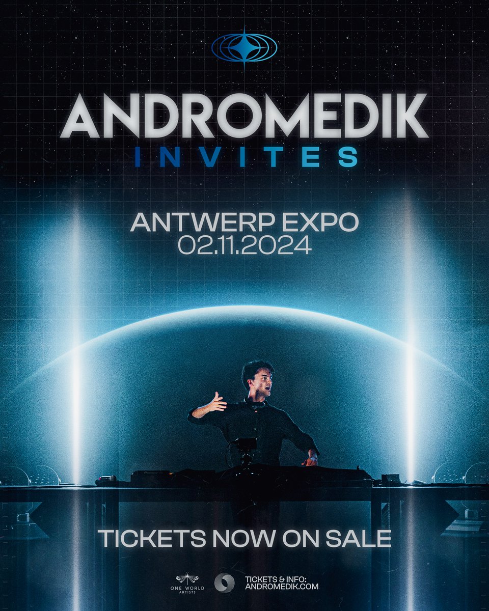 Tickets for the next Andromedik Invites in Antwerp Expo are on sale now! 🚨🎫