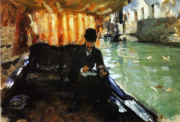 Ramon Subercaseaux by John Singer Sargent Date: c.1880 Style: Impressionism #ArtLovers #Impressionism #JohnSingerSargent