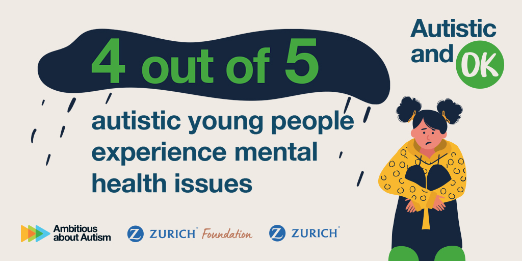 Four out of five autistic young people experience mental health issues. This is often due to stigma, bullying and a lack of support from a young age. Our Autistic and OK programme aims to prevent autistic pupils from reaching crisis point. Learn more: bit.ly/3OWqHox
