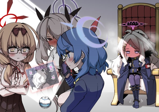 ヒナとアコ、セットで描くの好き#ブルアカ 