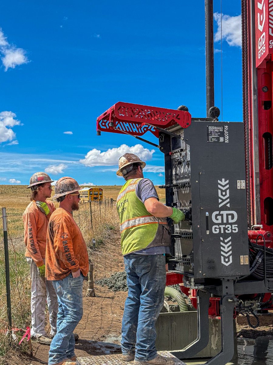 Endless blue skies—what drillers love most on GSHP borehole drilling sites, second only to being at the controls of a GTD Desco GT Series Geothermal Drill Rig!

gtd-desco.com

#GTD #Desco #Geothermal #Drill #Rig #GSP #GSHP #GT20 #GT25 #GT35 #GT45 #GT45DD #GT60 #GT60DD