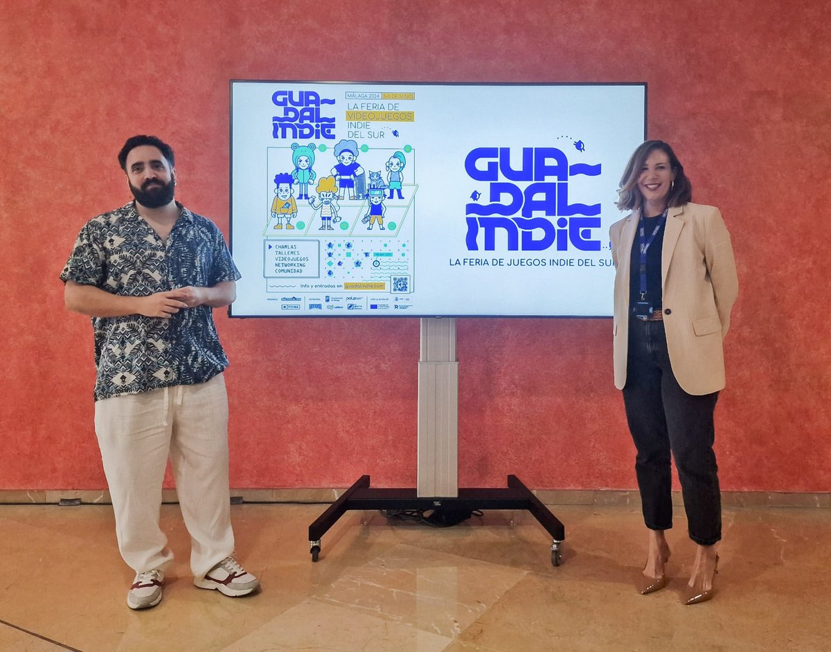 🕹Mañana comienza @guadalindie, feria dedicada a #videojuegos indie que se celebra en @FYCMA. ℹ️Más información: fycma.com/manana-comienz… #tech #Guadalindie24 #Feria #Videojuegos #JuegosIndie #Málaga