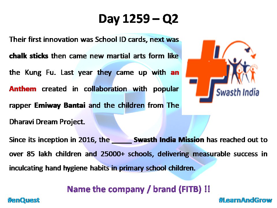 Day 1259 - Q2

#enQuest

#LearnAndGrow