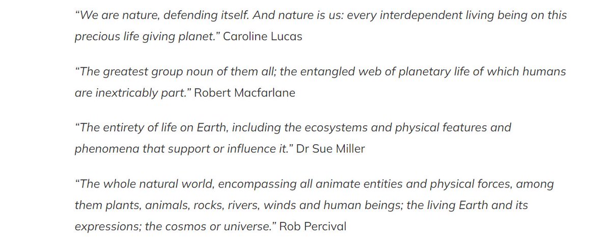 Redefining 'nature' to include humans - a few contributions to the new @LawForNature campaign 👇 More here: lawyersfornature.com/we-are-nature-…