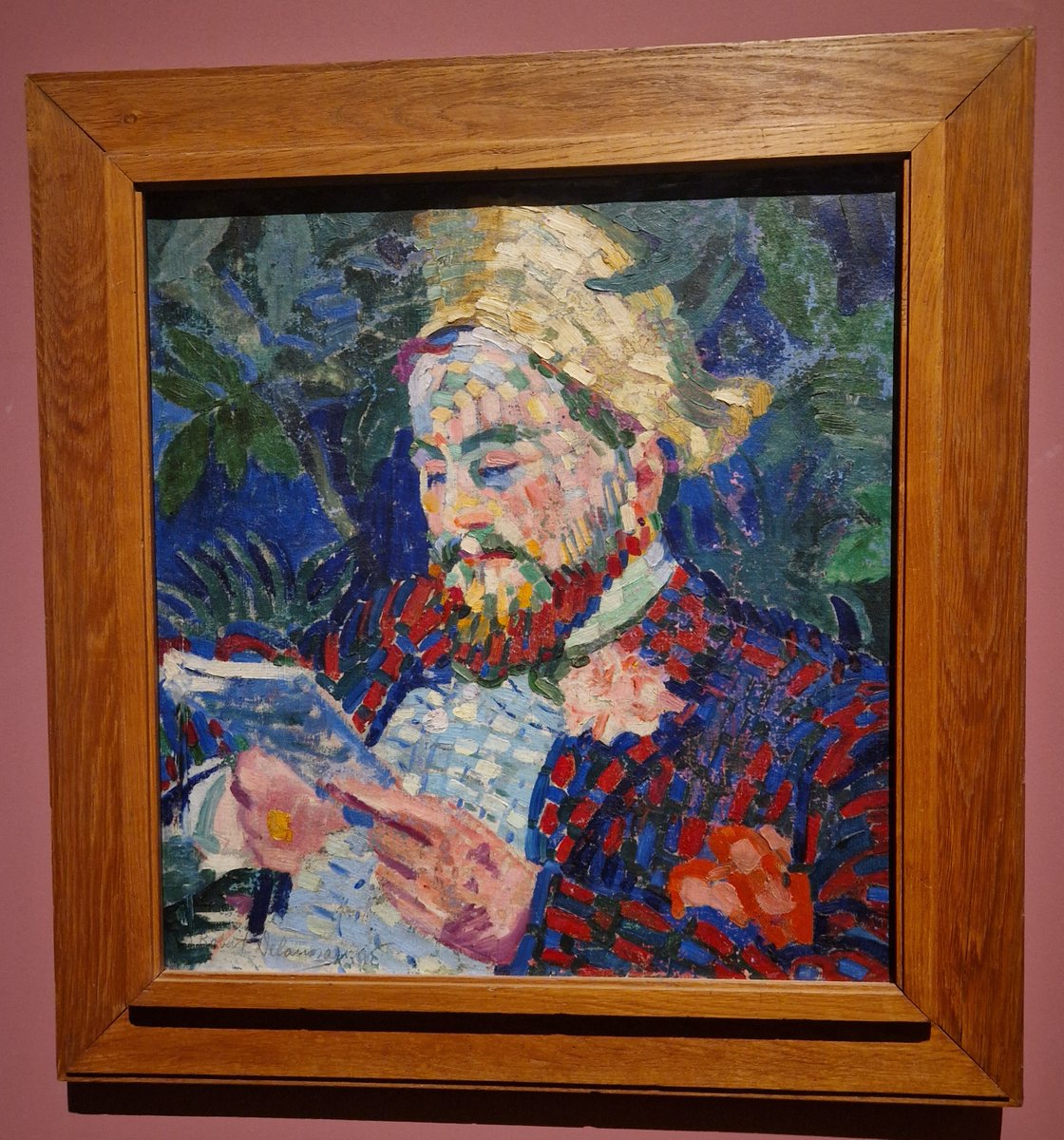 Portrait de Henri Carlier (1906) de Robert Delaunay (1885-1941)  

Musée Fabre de #Montpellier @museefabre 

#EnVrai à l'exposition Le Paris de la modernité au Musée des Beaux-Arts de la ville de Paris au
@PetitPalais_