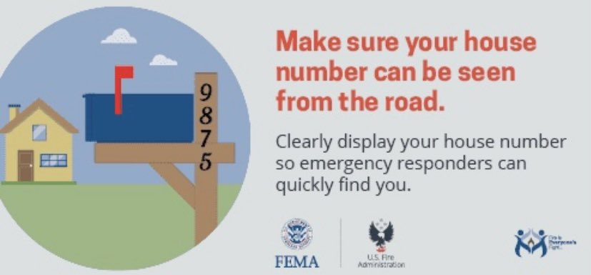 Are your house and business numbers visible from the street?
#housenumbers #address #firesafety #WarwickTownshipFireCompanyNo1