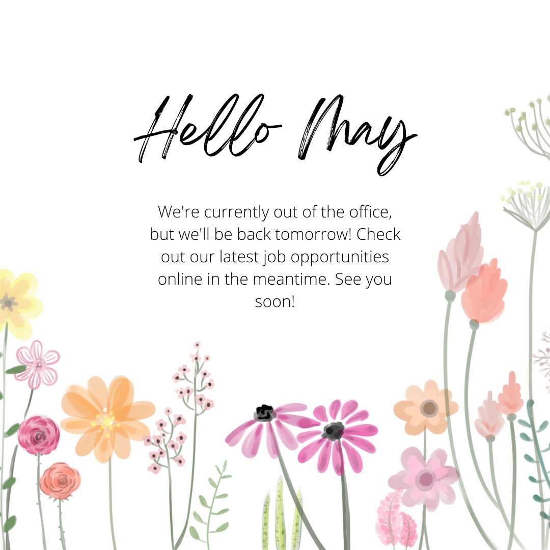 Happy Early May Bank Holiday!🌸🪻

As we embrace the longer days and warmer weather, it's the perfect time to explore exciting opportunities in the hospitality industry.

#bankholiday #springopportunities #hospitalitycareers