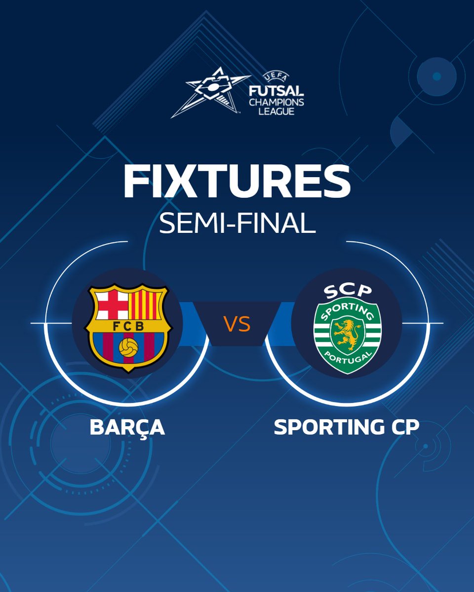 Which teams are making Sunday's final? 🤔  

#UCLFutsal