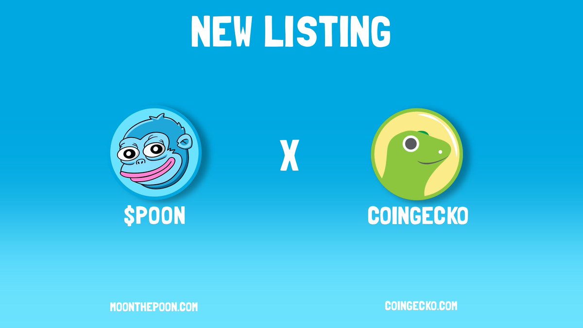 About time <a href="/coingecko/">CoinGecko</a> 

coingecko.com/en/coins/poon-…

$POON