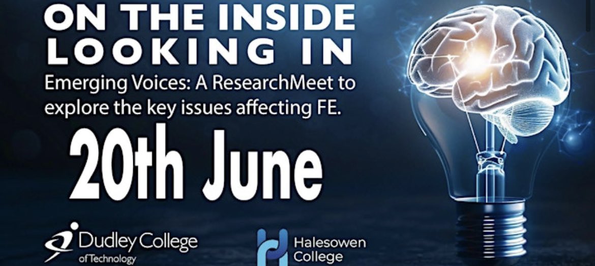 Booking is open &amp; I think it’s going to sell out quickly

I will be doing a keynote alongside the amazing Professor Rob Smith where we are both presenting our thoughts on practitioner research in FE 

#furthereducation <a href="/LSRNetwork/">Learning and Skills Research Network</a> 

eventbrite.co.uk/e/on-the-insid…