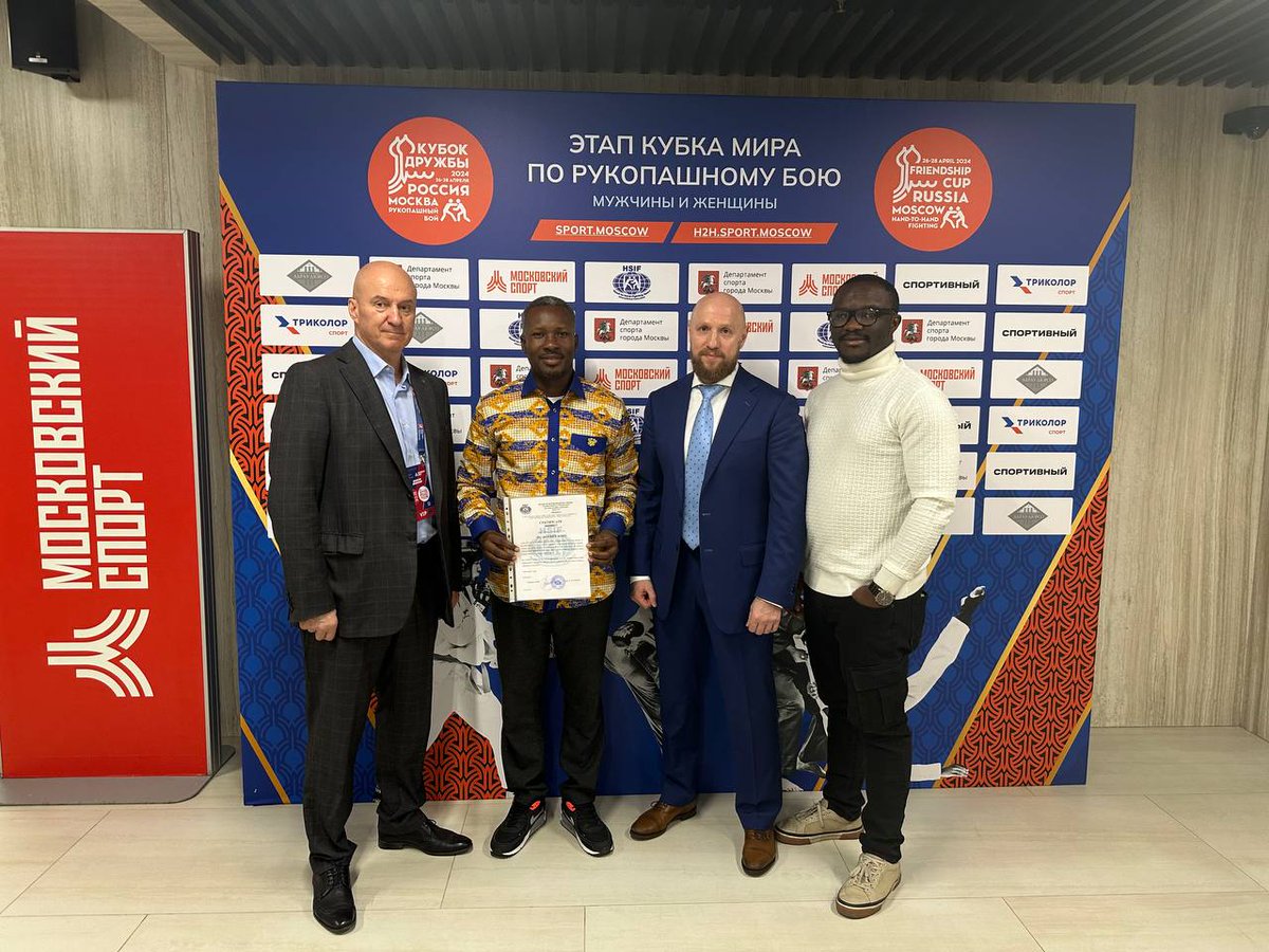 🇷🇺🇬🇭Ghana has secured recognition as a member of the Hand-to-Hand Fighting Sport International Federation. 🤜🤛🥋
Congratulations! 👏🤩
➡️t.ly/xKJjS