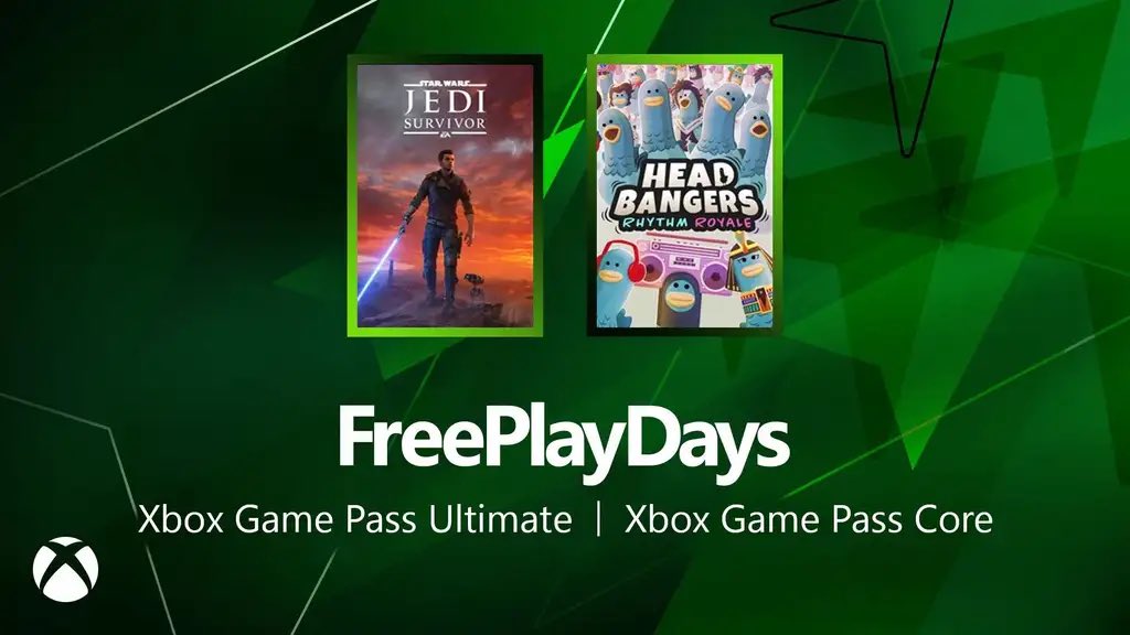 Xbox #FreePlayDays del 2 al 5 de mayo: STAR WARS Jedi: Survivor y Headbangers: Rhythm Royale.