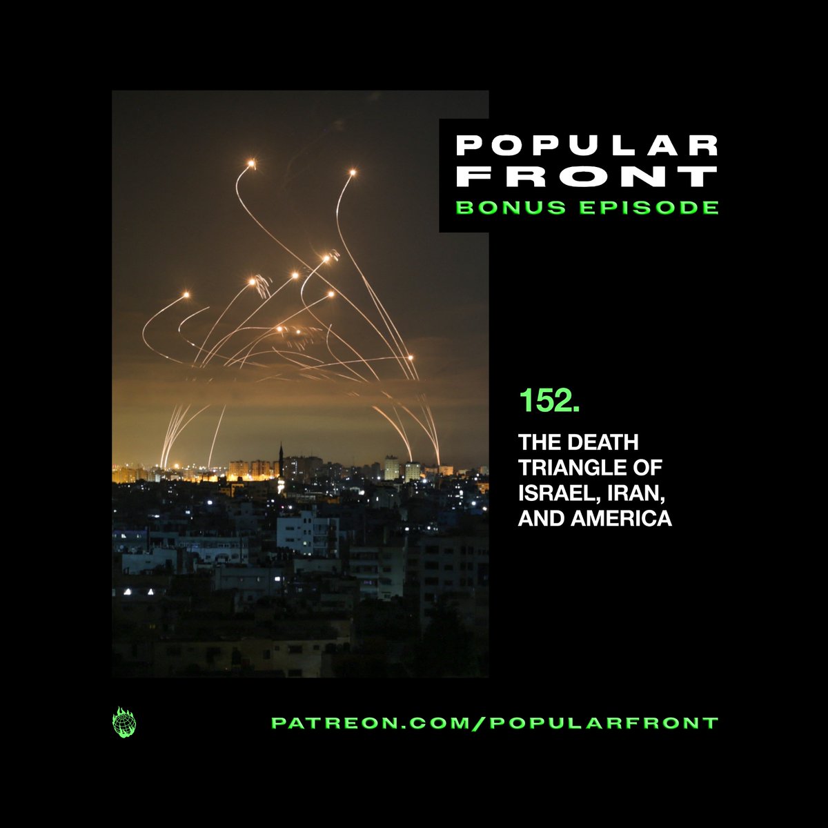 🎧 New @PopularFront_ bonus episode out now, speaking to the excellent @Seamus_Malek about the madness surrounding the Iran vs Israel missile strikes last month. ‣ Listen: patreon.com/posts/102517746