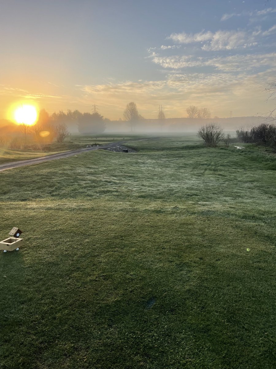 Foggy start at #TheCrest