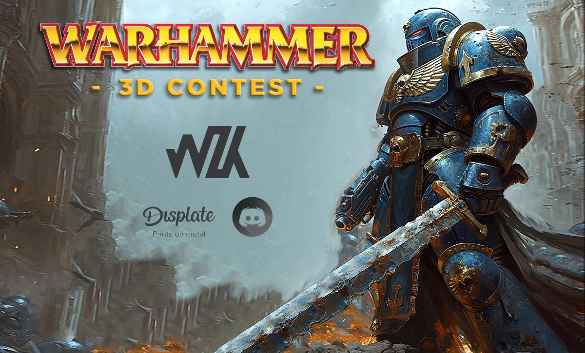 The new Wzx Discord Contest  is here!

'Learn, practice, help, improve your CG skill by participating to this community challenge based on the Warhammer universe.'

You can do anything related on Warhammer : modeling, environment, character, vehicles, 2D concept... You can either