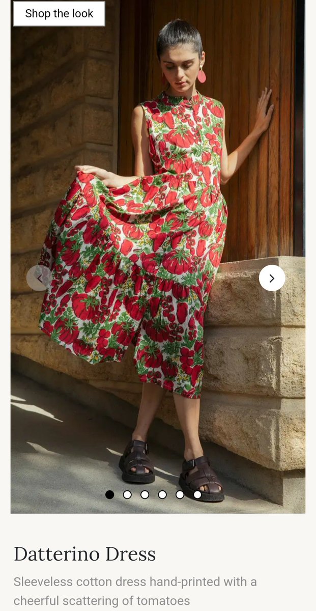 Speaking of tomatoes- this beautiful dress is on my Throne wishlist. Picture us sitting at a garden table in the sunshine, devouring a juicy, sweet tomato salad and a refreshing glass of homemade iced tea ☀️ rb.gy/ep29v7