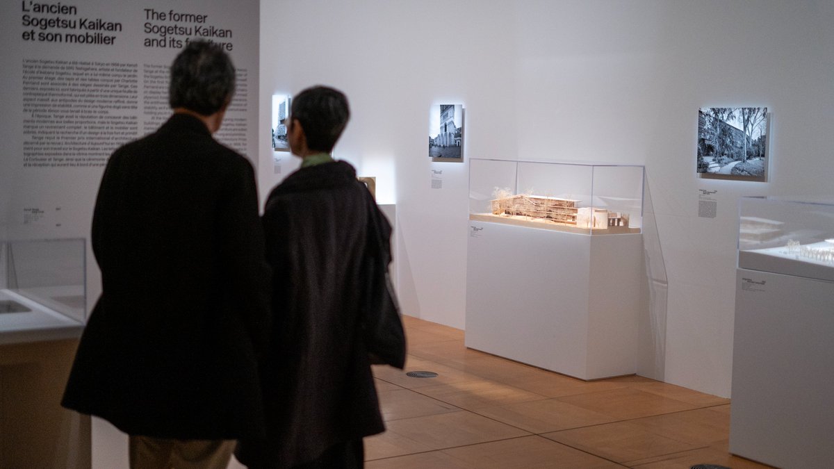#ExpoTangeKuma L'exposition "Kenzô Tange - Kengo Kuma. Architectes des Jeux de Tokyo" vient d'ouvrir ses portes! Jusqu'au 29 juin 2024, maquettes et photographies mettent en regard les parcours et approches de deux des plus grands noms de l'#architecture japonaise
