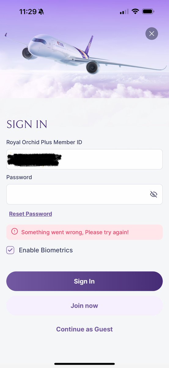 @ThaiAirways new App still not working