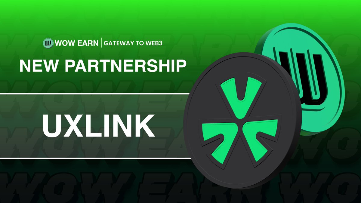 🌟Welcome @uxlinkofficial #UXLINK is a leading & innovative web3 social system, aiming to be the largest web3 social network and an interactive social infrastructure for Dapps & developers. #WOWEARNxUXLINK #PartnershipPower