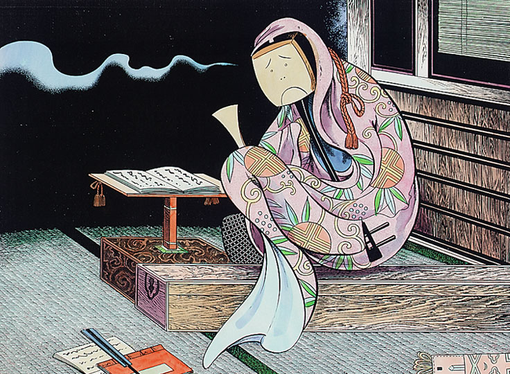 Shami-choro, uno de los muchos yokai inventados por Toriayama Sekien. Se trata de un viejo shamisen que ha cobrado vida: grimoriodebestias.blogspot.com/2024/05/shami-… 

#Folklorethursday 

Ilustración de Shigeru Mizuki.