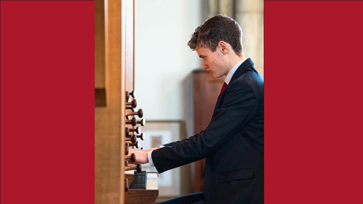 🎵 Today's Organ Recital is given by Organ Scholar, Marcus McDevitt. Join him at 1.15pm for works by Preston, Couperin, Chaminade and Willan! youtube.com/live/AMGo4zU-G…