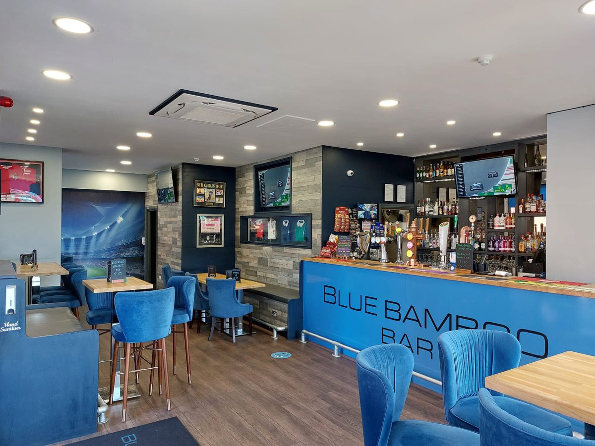 We have #Live #PremierLeague and #EuropaConferenceLeague #Football to enjoy this #ThirstyThursday! 19:30 #Chelsea v #Tottenham 20:00 #AstonVilla v #Olympiakos #Wdyt #BlueBamboo #SportsBar #Gloucester #SupportLocal #LocalBusiness