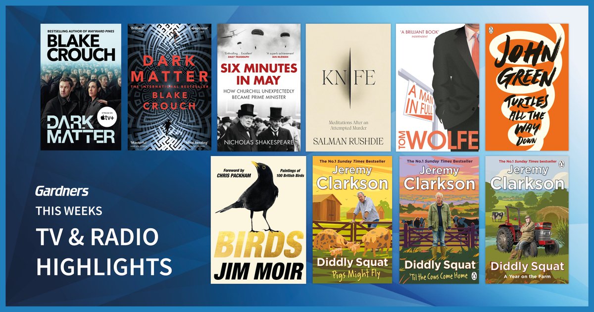 Whether you've been catching up with 'Clarkson's Farm' or longing for mystery in 'Dark Matter', where Jason Dessen is abducted into an alternative version of his life, our TV and radio selection is full of unmissable shows! #booksellers #gardners