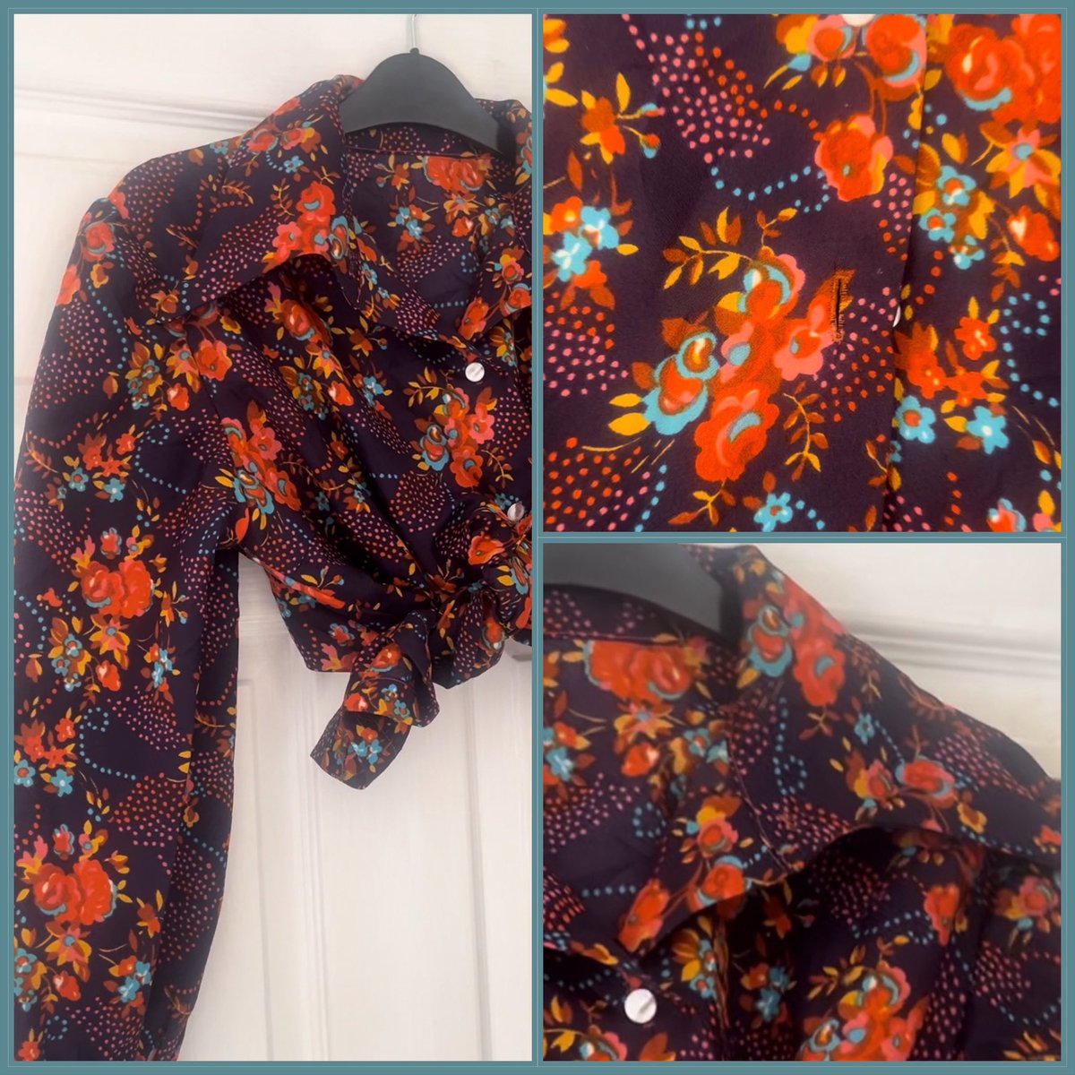 Finally getting around to sorting out all my retro vintage clothes that I have collected over the years 😀 Better get them sunglasses ready because they’re all bold and bright like this one 😀 #MHHSBD #craftbizparty #elevenseshour #UKMakers