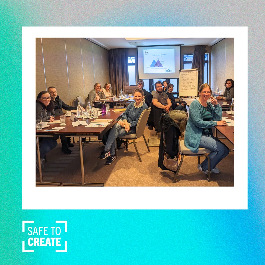 #SafetoCreate Effective Conflict Management training took place in Dublin last Tuesday, and what a fantastic group of participants! Some bursary places available for this training in #Cork 5 Jun. More dates to be announced! All available training: loom.ly/gFqMLOk