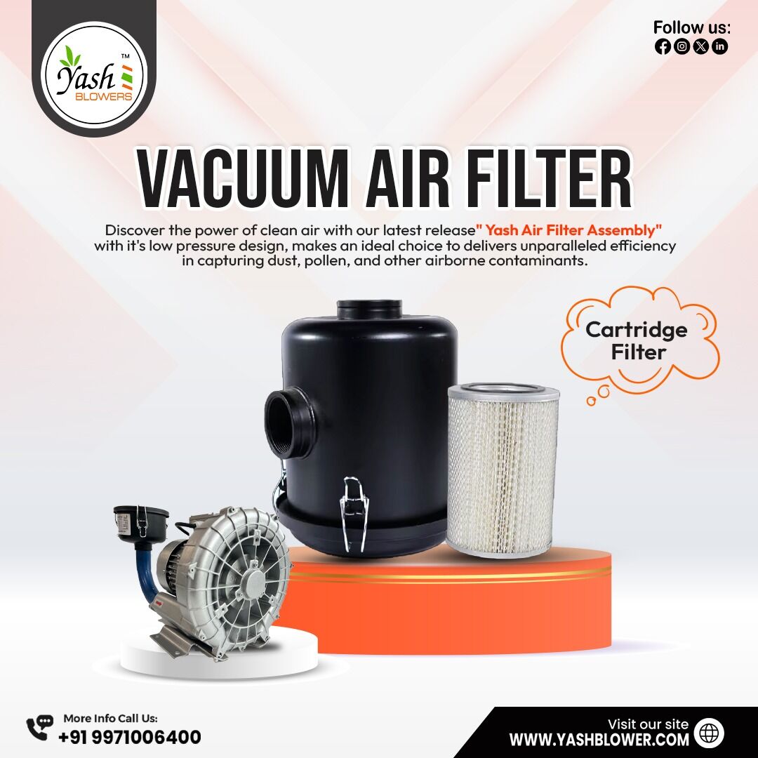 Boost equipment longevity and reduce maintenance costs with our #airfilterassembly.#Yashblowers #EfficiencyBoost #ringblowers #AirBlower #manufacturers #Vacuumpump #cleanair #airfilters #airfiltration #filtercartridges #vacuumairfilter
🌐 yashblower.com
☎️ +91 9971006400