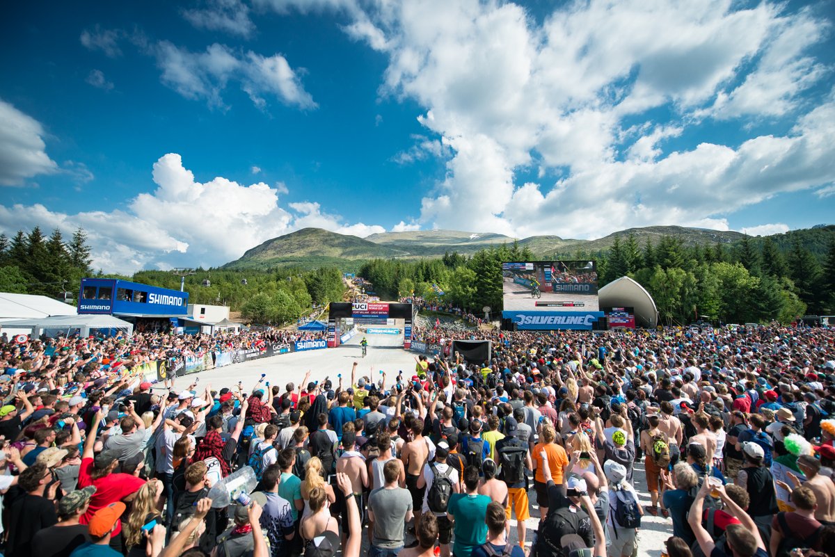 📢The @MTBworldseries kicks of at Fort William tomorrow! See you at @TheNevisRange -  the #PerfectStage for downhill action!⛰️🚴‍♂️

#fortwilliamworldcup #ucimtbworldseries #ScotlandIsNow #VisitScotland #Scotland

ucimtbworldseries.com/events/fort-wi…
