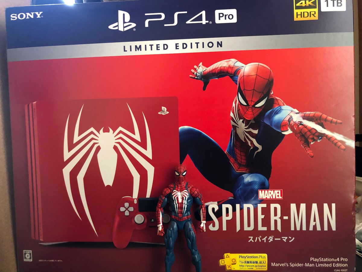 #スパイダーマン

#PS4PRO

#見た人も無言で赤の何かを上げる