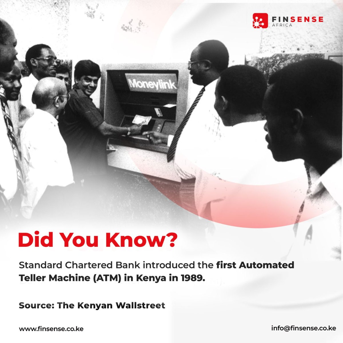 Did you know? The first ATM in Kenya was introduced by Standard Chartered Bank in 1989.

#tbt #bankinghistory #banking