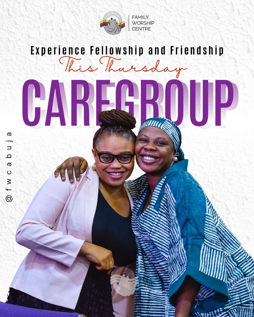 Today is another exciting opportunity to catch up with our friends and family at caregroup. 

Can’t wait to see you

#wearefamily  #fwcabuja  #loveisourbrand  #caregroup  #peoplewhocare  #koinonia  #love