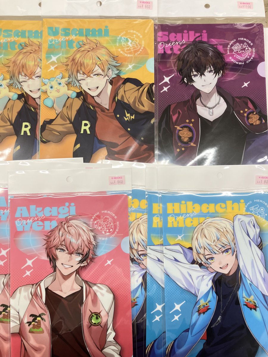 佐伯イッテツ HEROES Half Anniversary クリアファイル K-BOOKS なんば