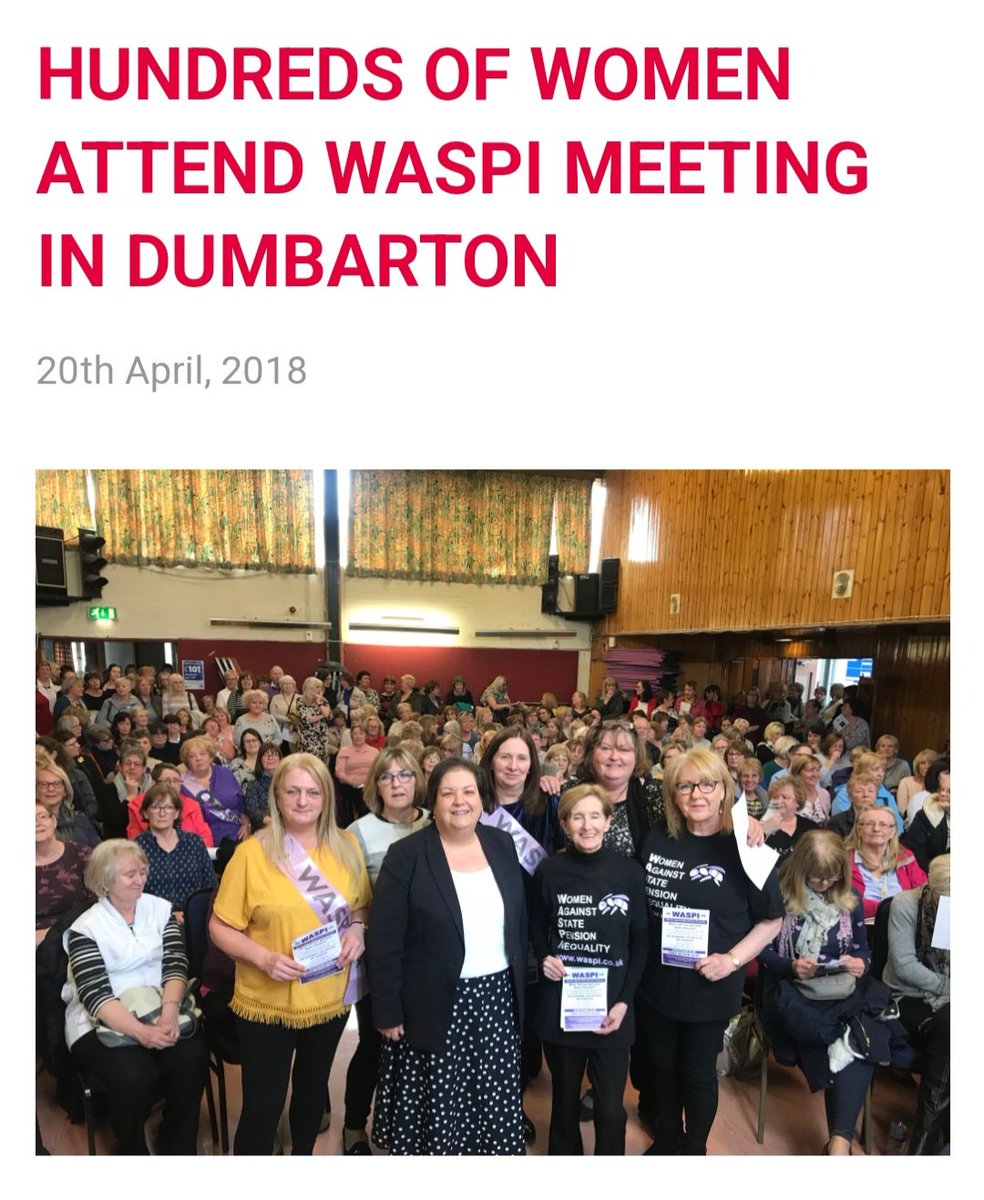 @ScotsIndyTweets Jackie Baillie ! Where is your support now for the Waspi Women? Labour is a disgrace!