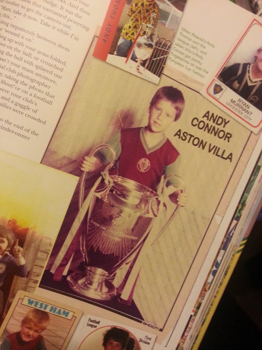 @AVFConcamera was lucky enough to be included in a rather splendid @GotNotGot book! I recall they had to change camera film during my shoot- so had a little longer with the Cup i remember it smelling distinctively of booze! thanks dad #Heits #avfc #utv